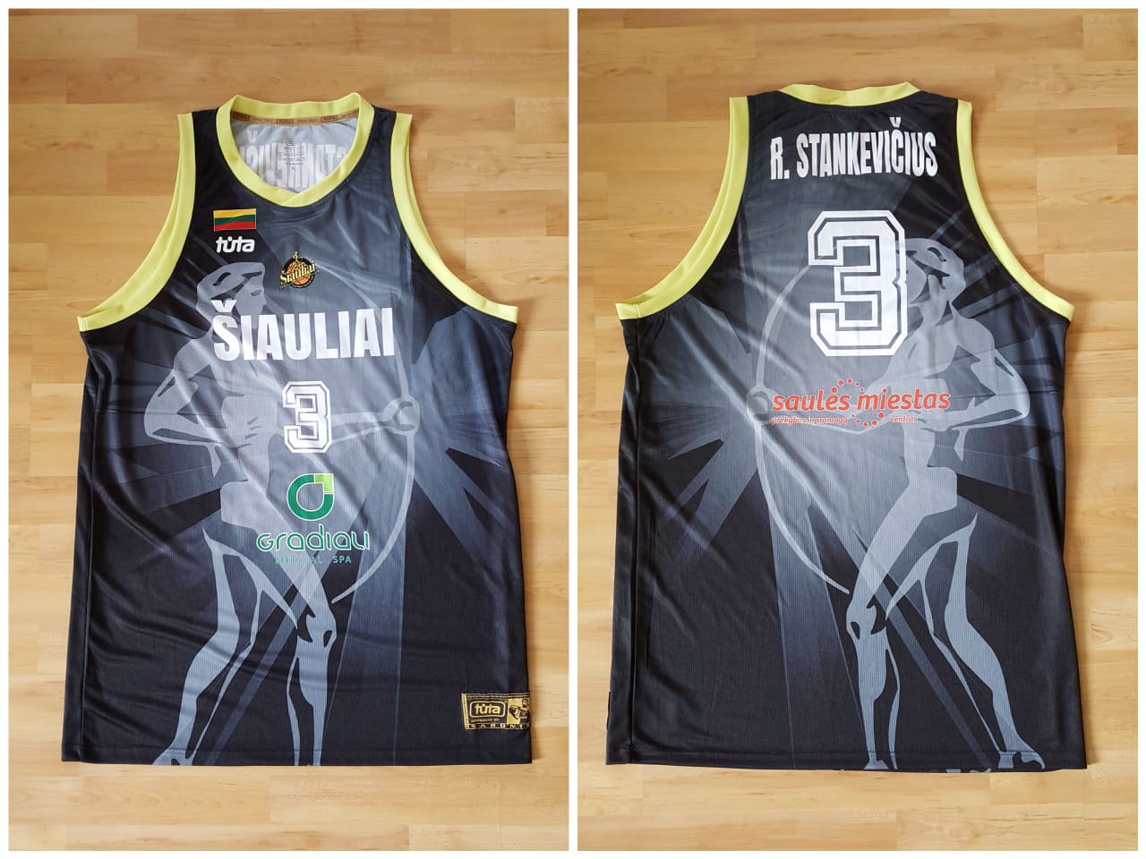 BC Šiauliai. Marškinėliai - Rokas Stankevičius (2018-18, FIBA Čempionų lyga)